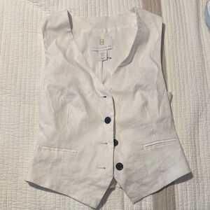 House of Harlow 1960 White Vest Top